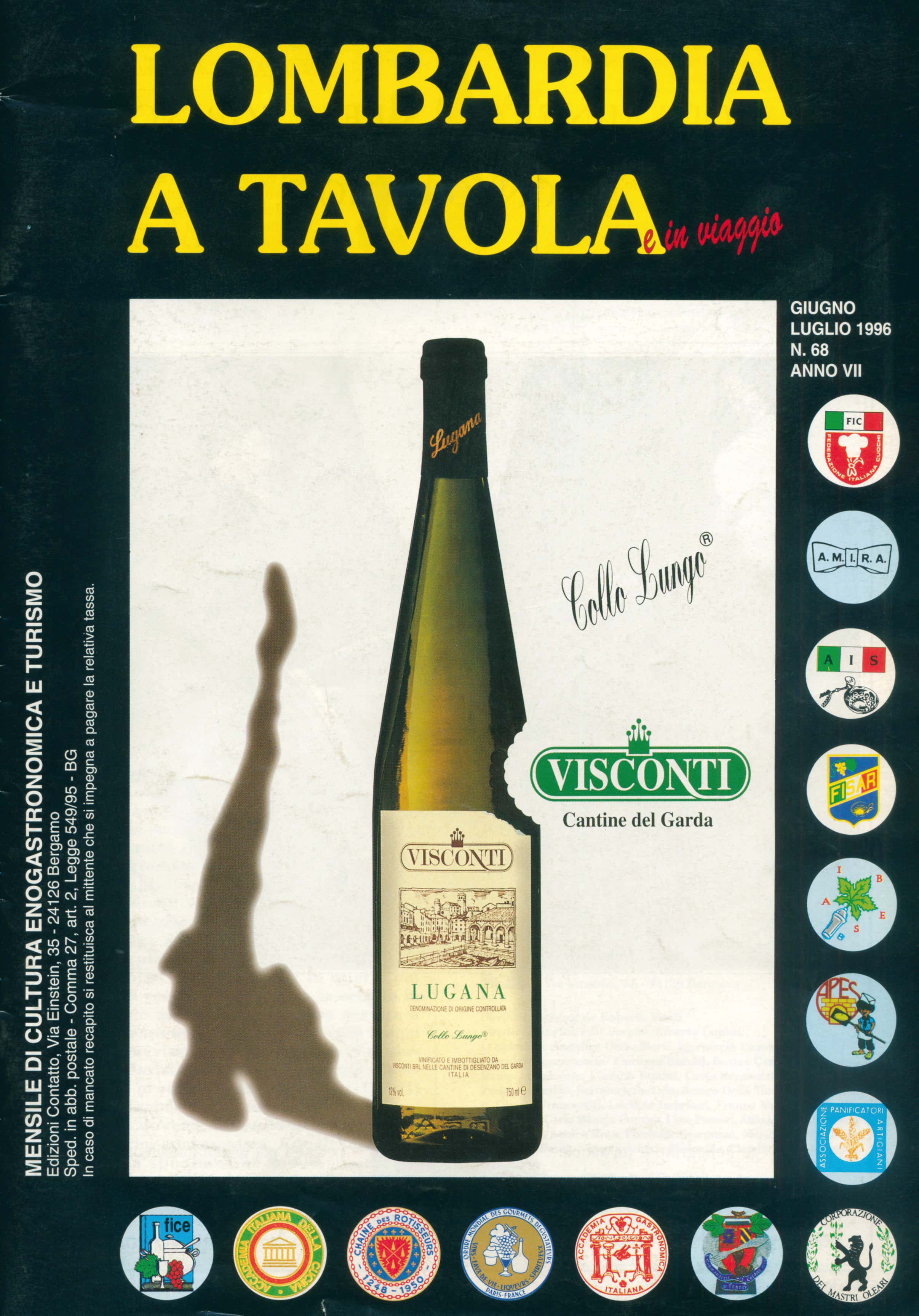 Lombardia a Tavola - n.68 giugno-luglio 1996